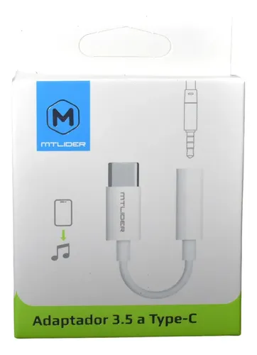 CABLE AUXILIAR TIPO C BLANCO