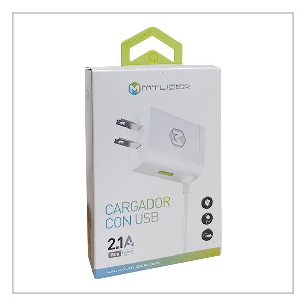 COMBO CARGADOR MTLIDER TIPO C