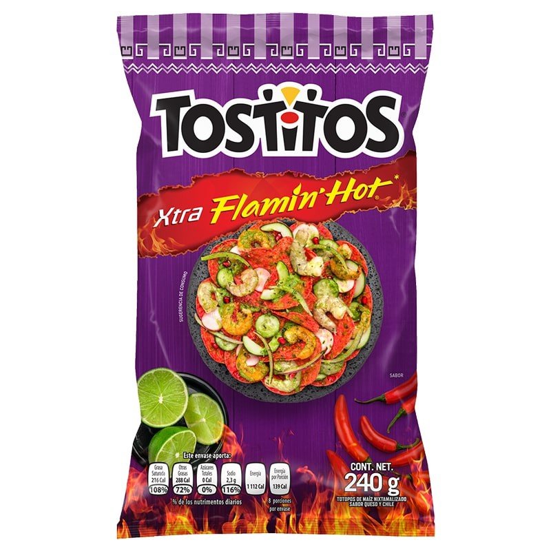 TOSTITOS EXTRA FLAMIN ...