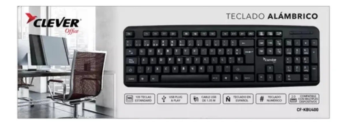 TECLADO CLEVER OFFICE ...